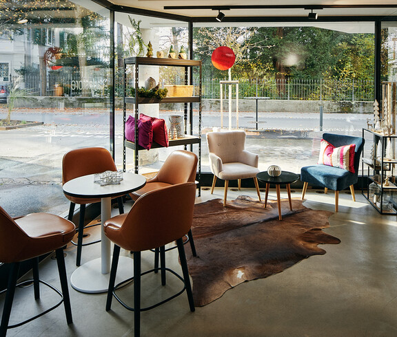 In der Lounge kann man gemütlich Zeit verbringen.